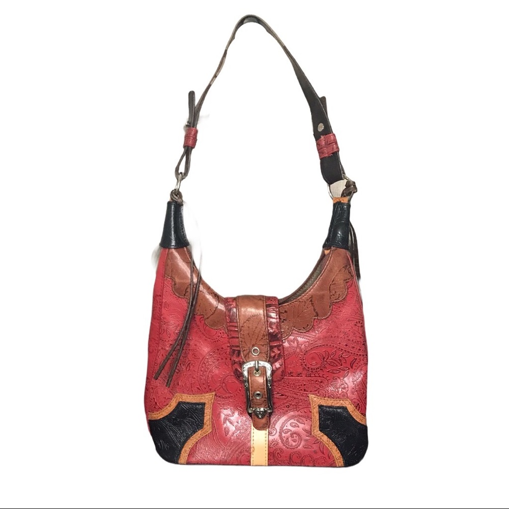 MC Marc Chantal Tooled Leather Purse